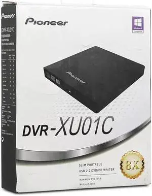 ROAXRJ DVR-XU01C external DVD Compact Disc Writer/Burner USB 2.0 interface 8X