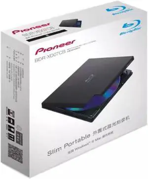 ROAXRJ BDR-XD07CB external Blu-ray Compact Disc Writer/Burner USB 3.0 interface 6X