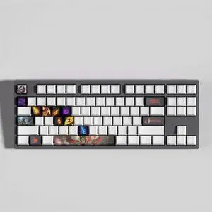 League of Legends keycap LeBlanc PBT heat-sublimation keycaps 14key OEM Height