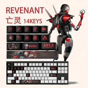 APEX keycap REVENANT PBT heat-sublimation keycaps 14key OEM Height