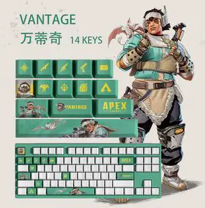 APEX keycap VANTAGE PBT heat-sublimation keycaps 14key OEM Height