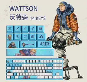 APEX keycap WATTSON PBT heat-sublimation keycaps 14key OEM Height