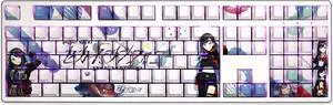 World Plan Colorful Stage Shiraishi An translucency PBT heat-sublimation keycaps 108key Cherry Height