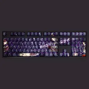GIRLS BAND CRY Ebizuka Tomo translucency PBT heat-sublimation keycaps 108key Cherry Height