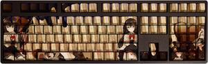 Su Yuki translucency PBT heat-sublimation keycaps 108key Cherry Height