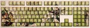 Emilie translucency PBT heat-sublimation keycaps 108key Cherry Height