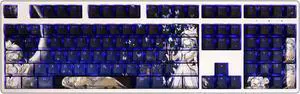 WuWa The Shorekeeper translucency PBT heat-sublimation keycaps 108key Cherry Height