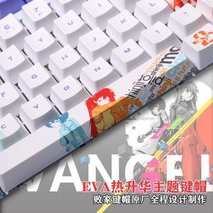 EVA Asuka AYANAMI REI Light tight PBT heat-sublimation keycaps 108key Cherry Height