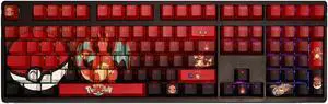 Pokémon Charmander translucency PBT heat-sublimation keycaps 108key Cherry Height