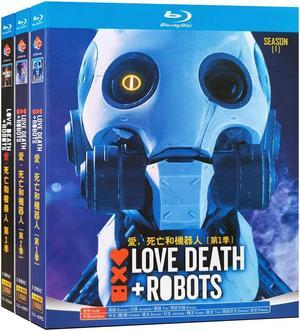 International version Love, Death & Robots Season 1-3(2019-2022) Blu-ray English pronunciation English subtitles