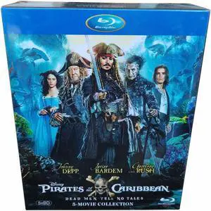 International version Pirates of the Caribbean 1-5(2003-2017) Blu-ray English pronunciation English subtitles