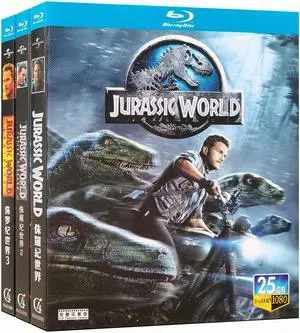 International version Jurassic World 1-3(2015-2022) Blu-ray English pronunciation English subtitles
