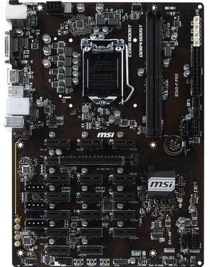 MSI B360-F PRO Intel B360 LGA 1151 DDR4 64GB ATX Motherboard