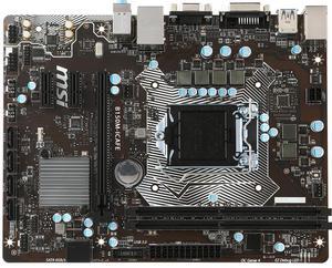 MSI B150M ICAFE Intel B150 LGA 1151 DDR4 32GB Micro ATX Motherboard