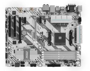 MSI B350 TOMAHAWK ARCTIC AMD B350 Socket AM4 DDR4 64GB ATX Motherboard