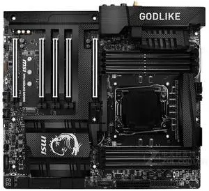 MSI X99A Godlike Gaming CARBON Intel X99 LGA 2011-V3 DDR4 128GB E-ATX Motherboard
