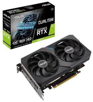 ASUS DUAL RTX3060TI-O8G-MINI-V2 Video Card GeForce RTX 3060 Ti