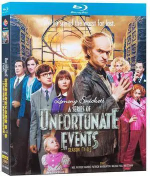 International version Blu-ray A Series of Unfortunate Event Season 1-3(2019) English subtitles