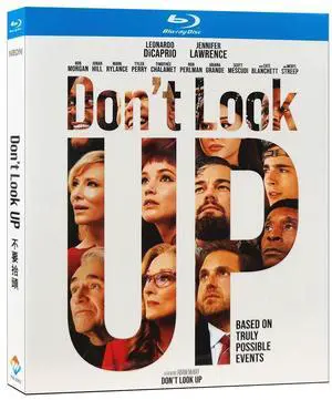 International version Blu-ray Don't Look Up(2021) English subtitles