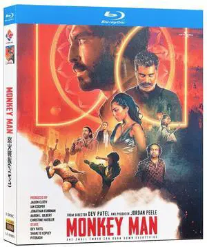 International version Blu-ray Monkey Man(2024) English subtitles