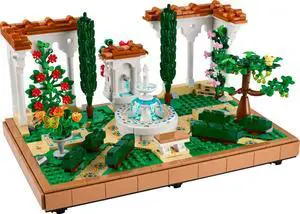 international version Icons Series 10359 Fountain Garden Number of parts 1302 Suitable for age 18+ toy building blocks
