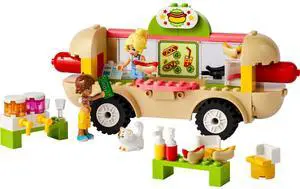 international version Friends Series 42633 Hot Dog Food Truck Number of parts 100 Suitable for age 4+ toy building blocks
