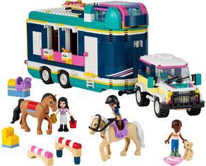 international version Friends Series 41722 Horse Show Trailer Number of parts 989 Suitable for age 8+ toy building blocks