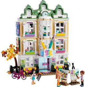international version Friends Series 41711 Emma's Art School Number of parts 844 Suitable for age 8+ toy building blocks