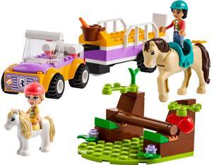 international version Friends Series 42634 Horse and Pony Trailer Number of parts 105 Suitable for age 4+ toy building blocks