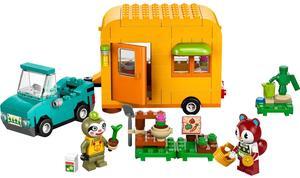 international version Animal Crossing Series 77054 Leif's Caravan & Garden Shop Number of parts 263 Suitable for age 7+ toy building blocks