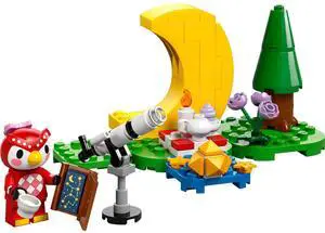 international version Animal Crossing Series 77053 Stargazing with Celeste Number of parts 78 Suitable for age 6+ toy building blocks