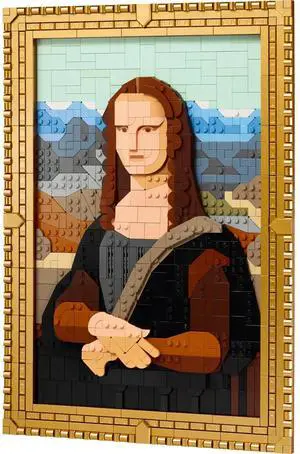 international version art Series 31213 Mona Lisa Number of parts 1503 Suitable for age 18+ toy building blocks