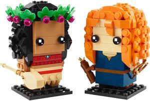 international version BrickHeadz Series 40621 Moana & Merida Number of parts 410 Suitable for age 10+ toy building blocks