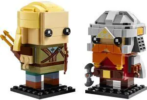 international version BrickHeadz Series 40751 Legolas & Gimli Number of parts 297 Suitable for age 10+ toy building blocks
