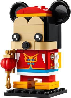 international version BrickHeadz Series 40673 Spring Festival Mickey Mouse Number of parts 120 Suitable for age 10+ toy building blocks