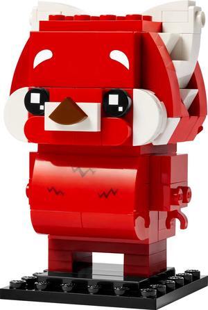 international version BrickHeadz Series 40798 Red Panda Mei Number of parts 121 Suitable for age 10+ toy building blocks