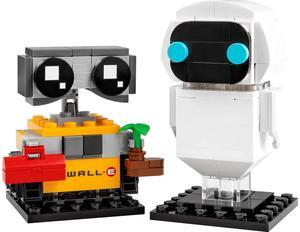 international version BrickHeadz Series 40619 EVE & WALLE Number of parts 155 Suitable for age 10+ toy building blocks