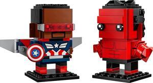 international version BrickHeadz Series 40668 Captain America & Red Hulk Figures Number of parts 202 Suitable for age 10+ toy building blocks
