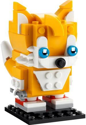 international version BrickHeadz Series 40628 Miles "Tails" Prower Number of parts 131 Suitable for age 10+ toy building blocks