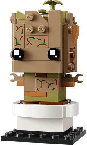 international version BrickHeadz Series 40671 Potted Groot Number of parts 113 Suitable for age 10+ toy building blocks