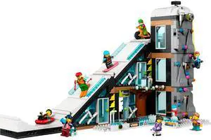 international version city Series 60366 Ski and Climbing Center Number of parts 1045 Suitable for age 7+ toy building blocks