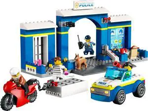international version city Series 60370 Police Station Chase Number of parts 172 Suitable for age 4+ toy building blocks