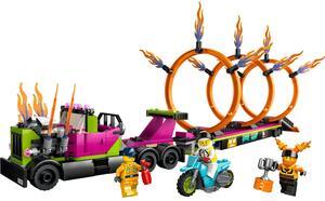 international version city Series 60357 Stunt Truck & Ring of Fire Challenge Number of parts 479 Suitable for age 6+ toy building blocks