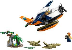 international version city Series 60425 Jungle Explorer Water Plane Number of parts 177 Suitable for age 6+ toy building blocks