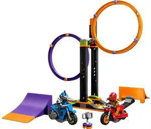 international version city Series 60360 Spinning Stunt Challenge Number of parts 117 Suitable for age 6+ toy building blocks