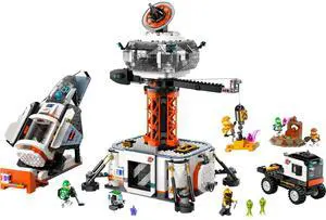 international version city Series 60434 Space Base and Rocket Launchpad Number of parts 1422 Suitable for age 8+ toy building blocks