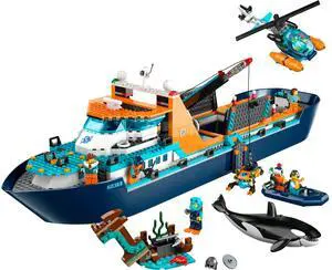 international version city Series 60368 Arctic Explorer Ship Number of parts 815 Suitable for age 7+ toy building blocks
