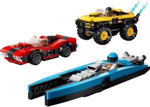 international version city Series 60395 Combo Race Pack Number of parts 362 Suitable for age 6+ toy building blocks