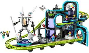 international version city Series 60421 Robot World Roller-Coaster Park Number of parts 986 Suitable for age 8+ toy building blocks