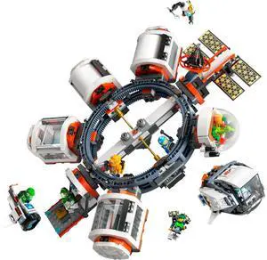 international version city Series 60433 Modular Space Station Number of parts 1097 Suitable for age 7+ toy building blocks